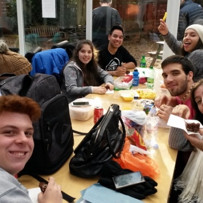 Inglaterra 2015 - Almorzando en la Escuela