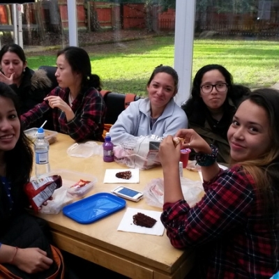 Inglaterra 2015 - Almorzando en la Escuela